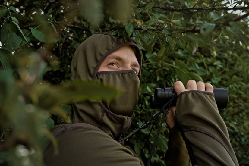 HÄRKILA - Deer Stalker full zip Fleece hoodie pánská Willow green