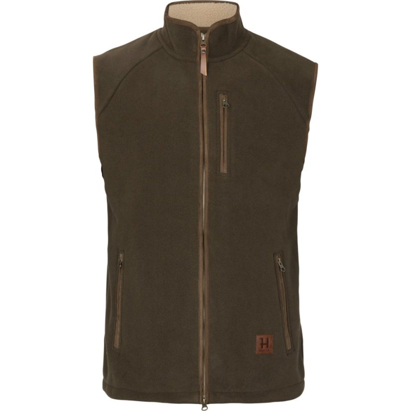 HÄRKILA - Sandhem Sherpa fleece vesta pánská Willow green