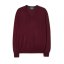 ALAN PAINE - Millbrook Vee Neck svetr pánský Bordeaux