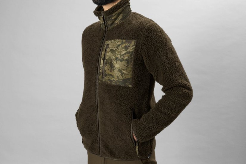 Seeland - Zephyr Camo fleece bunda pánská Grizzly brown