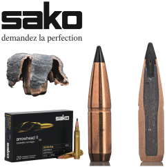balles sako arrowhead 2 pt 308win 180 grains par 20
