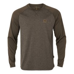 HÄRKILA - Kodiak CleverWool funkční triko s dlouhým rukávem pánské Dark hunting green
