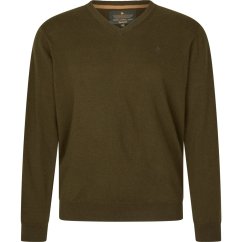 Seeland - Pine V výstřih svetr pánský Light pine