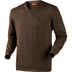 HÄRKILA  - Jari svetr pánský - Shadow Brown Melange