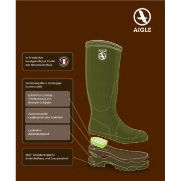 AIGLE  - PARCOURS® 2 Iso pánské - Barva: Tmavě zelená, Obuv: Pánská, Velikost obuvi: 42