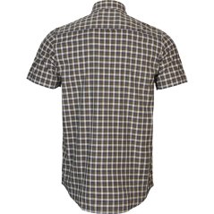HÄRKILA  - Fjell košile s krátkým rukávem pánská Naval blue check