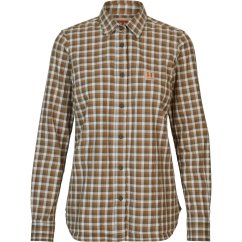 HÄRKILA  - Fjell košile s dlouhým rukávem dámská Dark olive check
