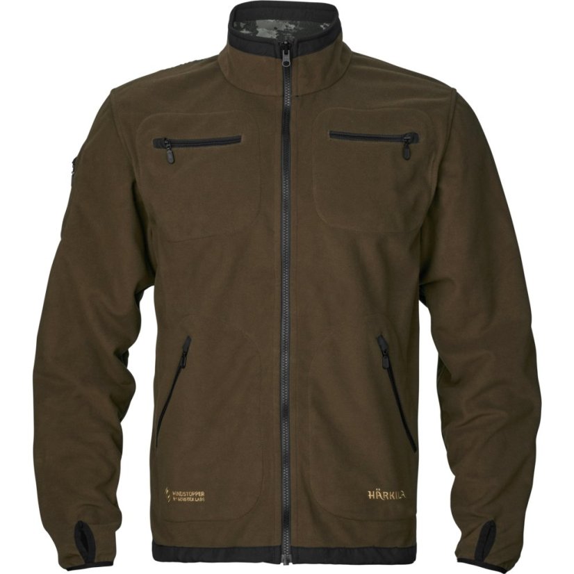 HÄRKILA - Kamko Noctyx WSP oboustranná fleece bunda pánská AXIS MSP®Black-Willow green