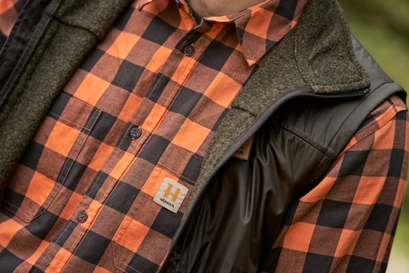 HÄRKILA - Scandinavian košile pánská Mandarin check