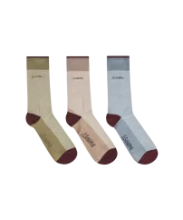 Schöffel - Bamboo ponožky s bambusovou vizkózou 3 páry Port Herringbone mix