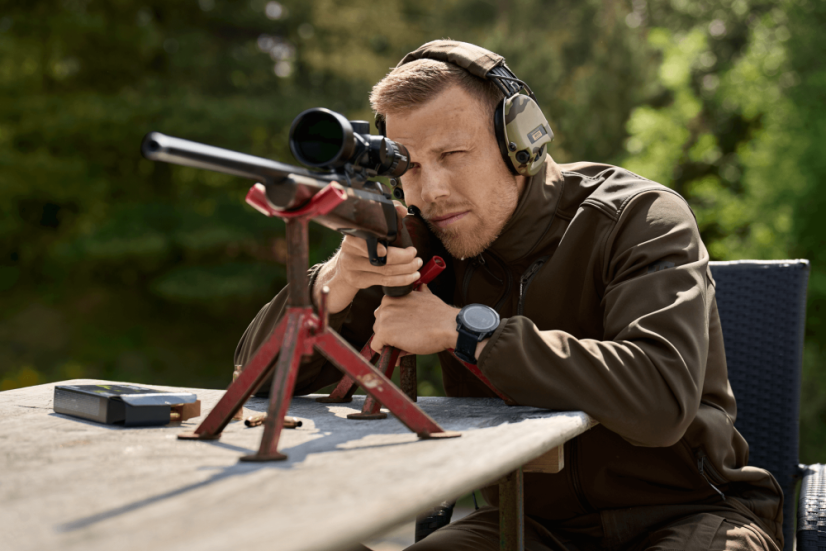 HÄRKILA - Scandinavian softshell bunda pánská Willow green-Shadow brown