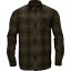 HÄRKILA  - Driven Hunt flannel košile pánská Olive green check