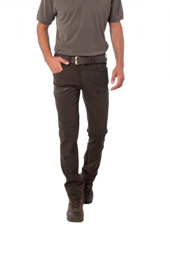 HUBERTUS - Pružné kalhoty pánské ARVO zelené