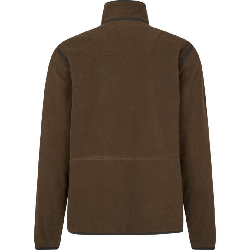 Seeland - Rogue Solid oboustranná fleece mikina pánská Grizzly brown-Demitasse brown
