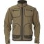 HÄRKILA  - Kamko fleece oboustranná bunda pánská Dark antique bronze-Willow green