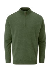 ALAN PAINE - Falstone svetr se zipem pánský Seaweed