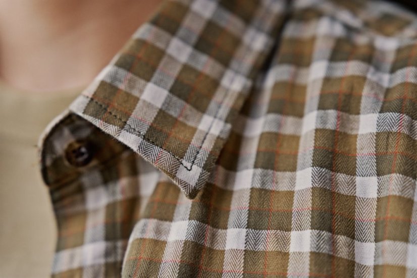 HÄRKILA  - Fjell košile s dlouhým rukávem dámská Dark olive check