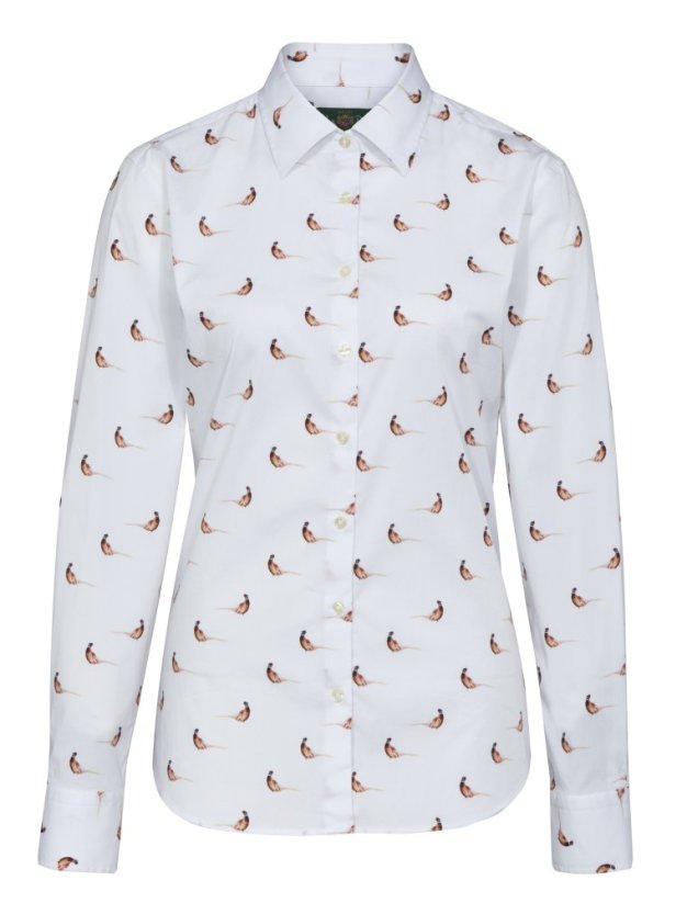 ALAN PAINE - Lawen košile dámská Pheasant Design - Velikost: 42