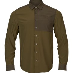 HÄRKILA  - Logmar letní košile pánská Dark olive-Willow green