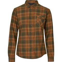 Seeland - Skye flanelová košile dámská Grizzly brown-Terracotta check