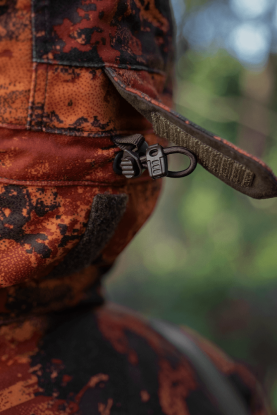 HÄRKILA - Forest Hunter GTX Camo Long bunda pánská  AXIS MSP®Autumn orange