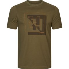 HÄRKILA - H-logo triko pánské Dark olive