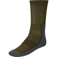 Seeland - Field ponožky denní 3pack pánské Pine green-Dark grey