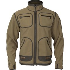 HÄRKILA  - Kamko fleece oboustranná mikina pánská Dark antique bronze-Willow green