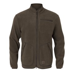 HÄRKILA  - Torsby fleece bunda pánská Dark brown
