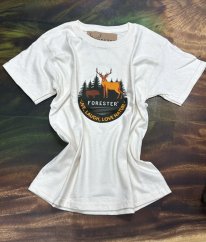 FORESTER - triko Natur logo dětské béžové