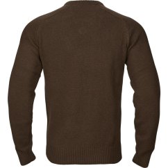 HÄRKILA - Vincent Merino V výstřih svetr pánský Demitasse brown