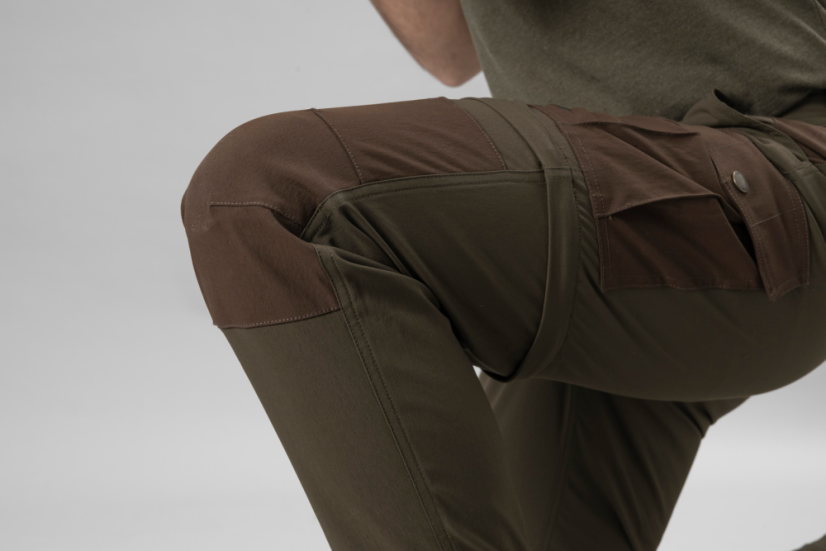 Seeland - Birch Zip-off kalhoty/kraťasy pánské Pine green-Demitasse brown