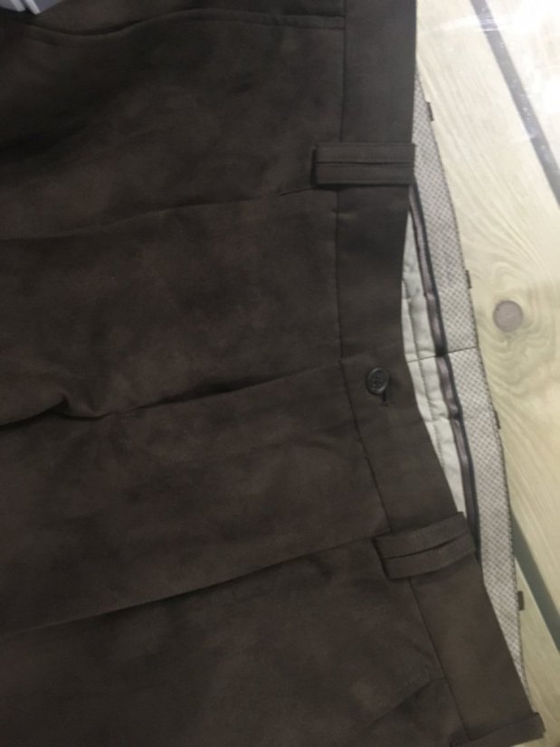 FORESTER - Kalhoty společenské pánské hnědé