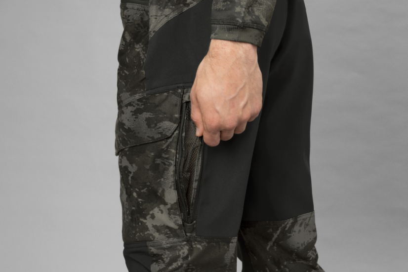 Härkila - Noctyx camo kalhoty pánské AXIS MSP®Black-Black