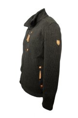 HUBERTUS - nadměrná funkční fleece pletená mikina pánská Oliv 10823662