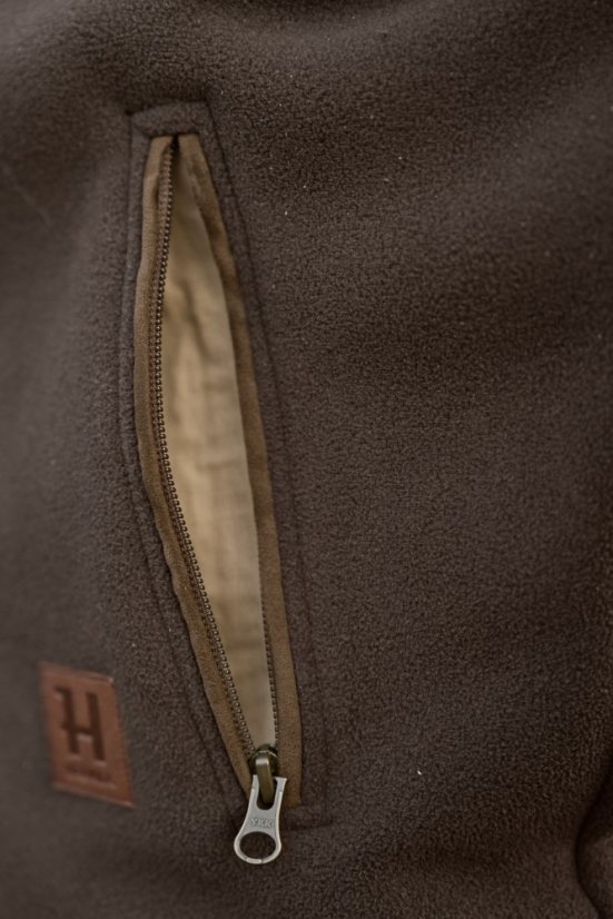 HÄRKILA - Sandhem Sherpa fleece bunda pánská Demitasse brown