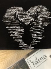 Orbis - tričko dámské černé jelen (2206)