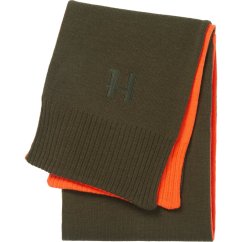Härkila - oboustranná šála Willow green-Orange