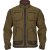 HÄRKILA  - Kamko fleece oboustranná bunda pánská Dark olive-Arabian spice