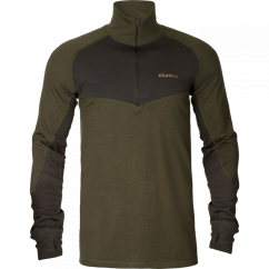 HÄRKILA  - Base Varm zip neck podvlekové triko s rolákem na zip