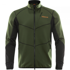 HÄRKILA  - Scandinavian mikina pánská fleece Duffel green/Black