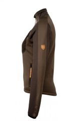 HUBERTUS - hnědá funkční mikina dámská TERAGON