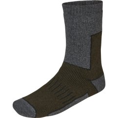 Seeland - Field Thermo 2pack ponožky pánské Pine green melange-Grey melange