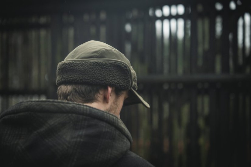 Seeland - Teddy čepice kšiltovka zimní s překlopem Pine green