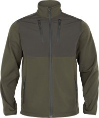 HÄRKILA - Scandinavian softshell bunda pánská Willow green-Shadow brown