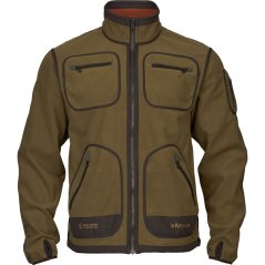 HÄRKILA - Kamko fleece oboustranná mikina pánská Dark olive-Arabian spice