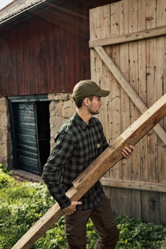 HÄRKILA - Scandinavian košile pánská Green check