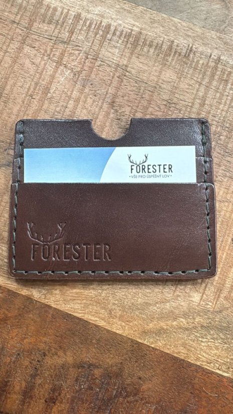 FORESTER - Kožené pouzdro na vizitky