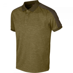 HÄRKILA - Tech polo triko pánské Dark olive/willow green