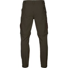 HÄRKILA - Logmar letní kalhoty - kraťasy na zip pánské Dark olive-Willow green